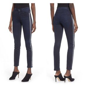 NEW Paige Hoxton High Waist Tux Stripe Skinny Jean